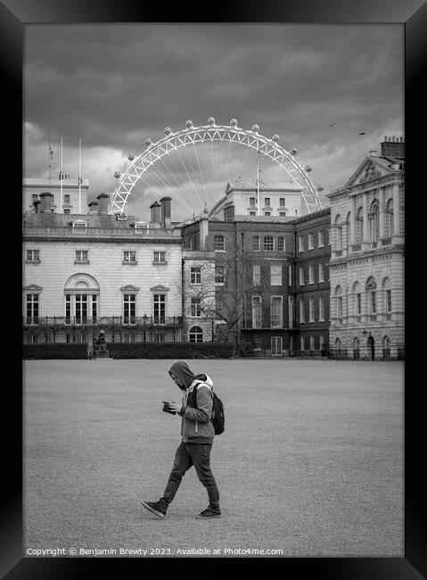 London Street photography Framed Print by Benjamin Brewty