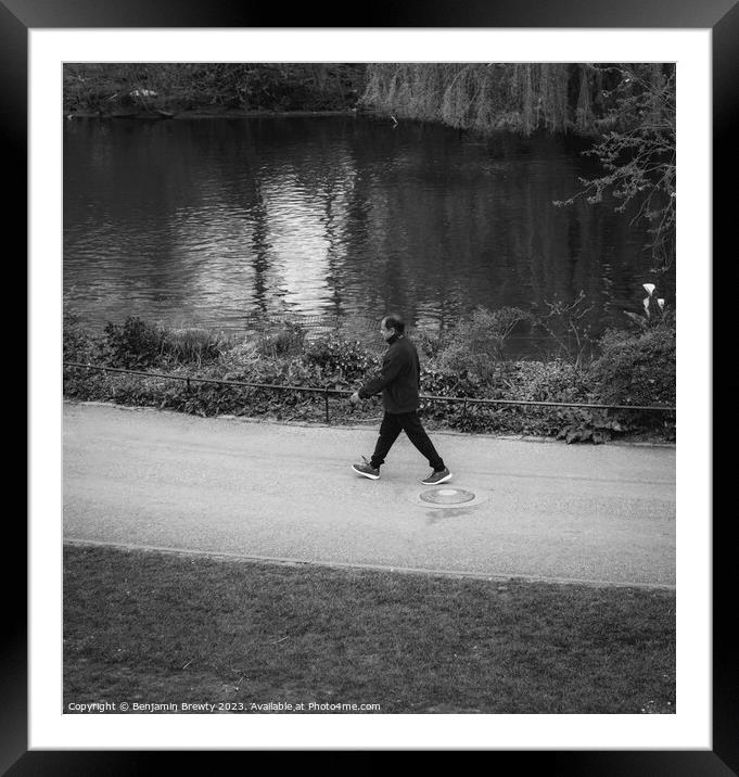 St James's Park Street Photography Framed Mounted Print by Benjamin Brewty