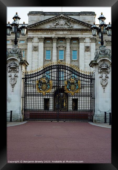 Buckingham Palace  Framed Print by Benjamin Brewty