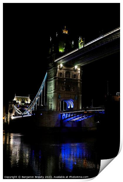 Tower Bridge  Print by Benjamin Brewty