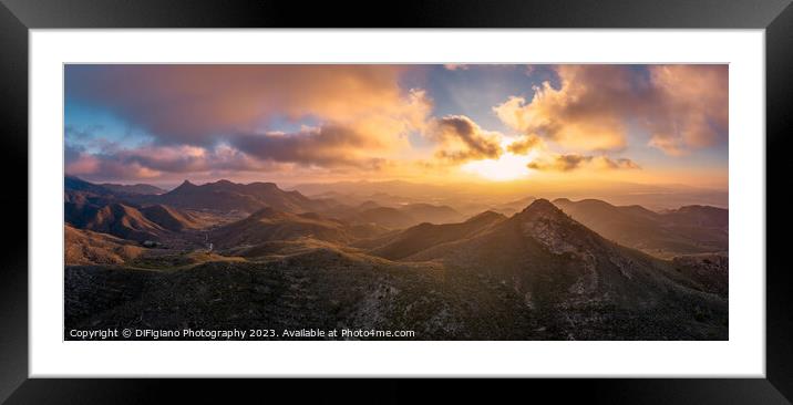 El Agarrobo Panorama Framed Mounted Print by DiFigiano Photography
