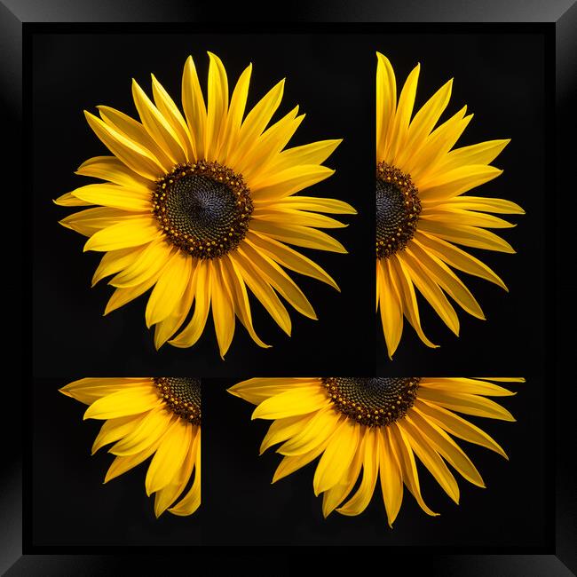 Sunflower Framed Print by Bryn Morgan