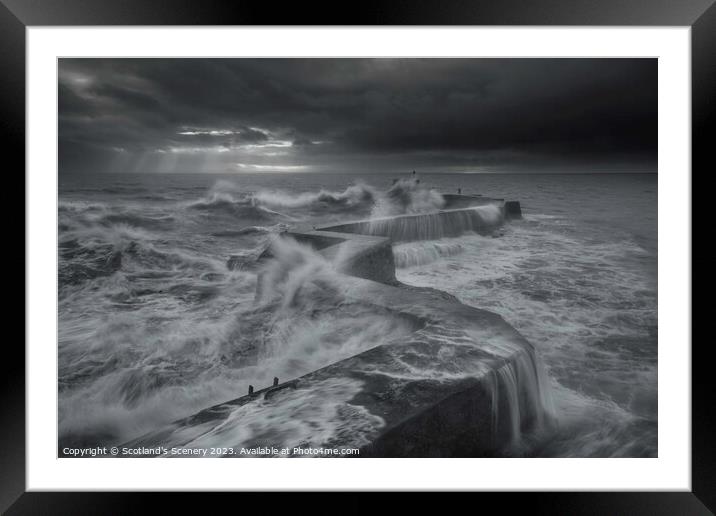 The Perfect Storm Framed Mounted Print by Scotland's Scenery