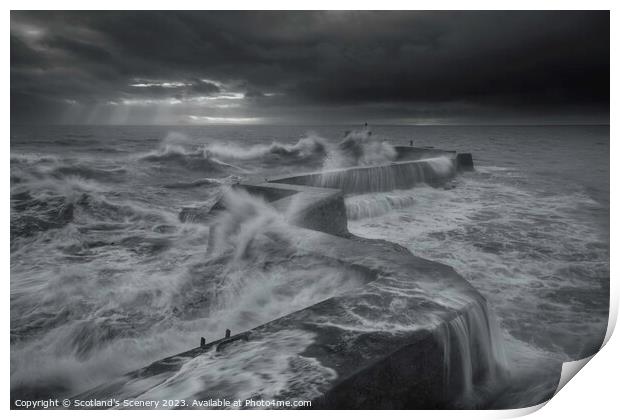 The Perfect Storm Print by Scotland's Scenery