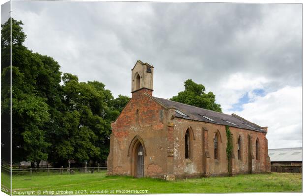 Nuthurst Mortuary Chapel Canvas Print by Philip Brookes