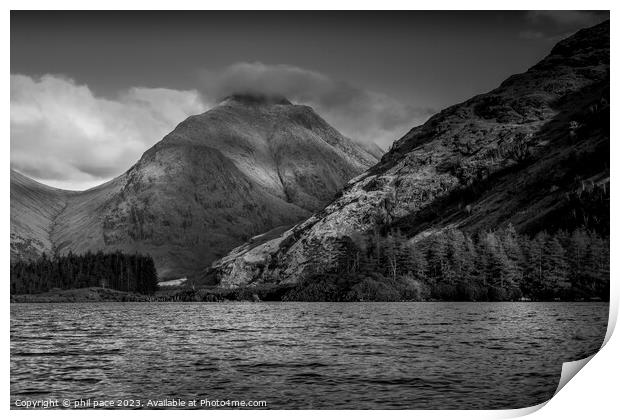 Glen Etive Print by phil pace