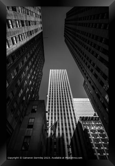 Rockefeller Centre, NYC Framed Print by Cameron Gormley
