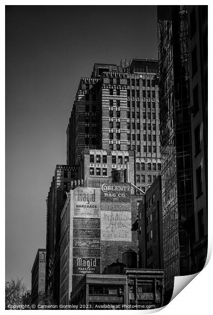 New York Ghost Signs Print by Cameron Gormley