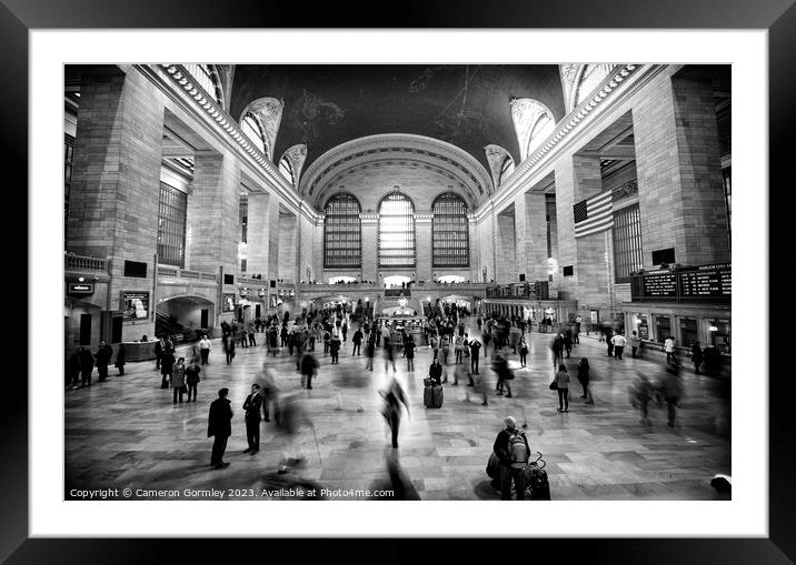 Grand Central Framed Mounted Print by Cameron Gormley