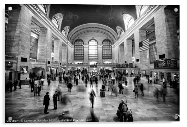 Grand Central Acrylic by Cameron Gormley