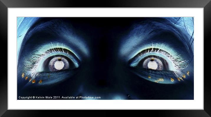 Eyes Framed Mounted Print by Kelvin Futcher 2D Photography