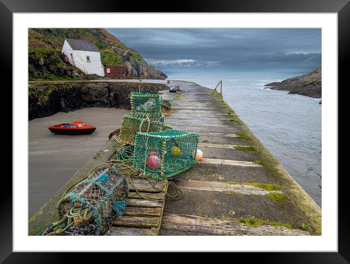  Porthgain Harbour, Pembrokeshire. Framed Mounted Print by Colin Allen