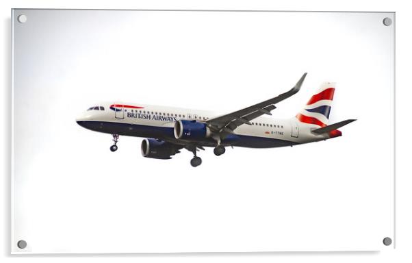 British Airways  Acrylic by Benjamin Brewty