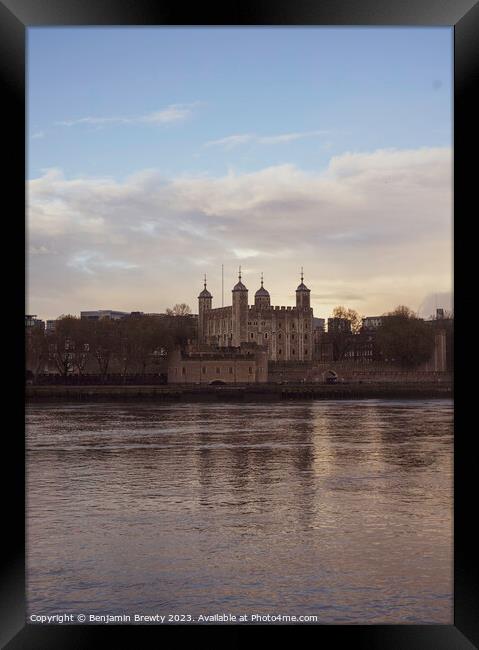 Tower Of London  Framed Print by Benjamin Brewty