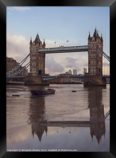 Tower Bridge  Framed Print by Benjamin Brewty