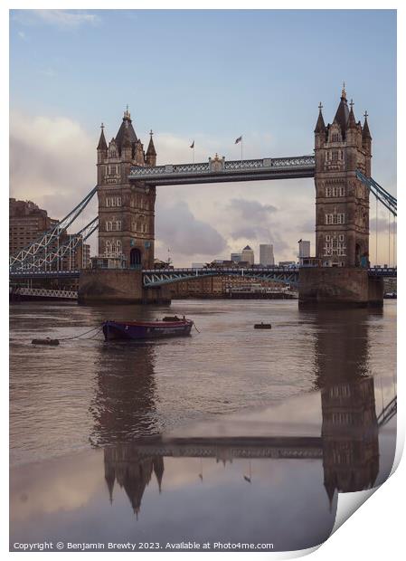 Tower Bridge  Print by Benjamin Brewty