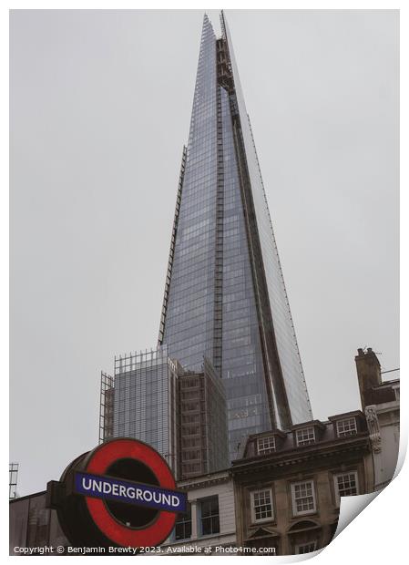 The Shard Print by Benjamin Brewty