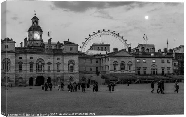 Somerset House Canvas Print by Benjamin Brewty