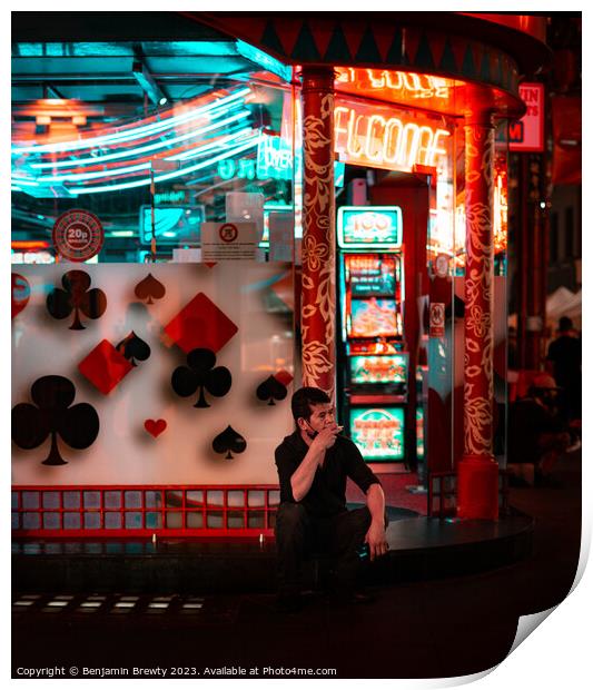 Chinatown Street Photography Print by Benjamin Brewty