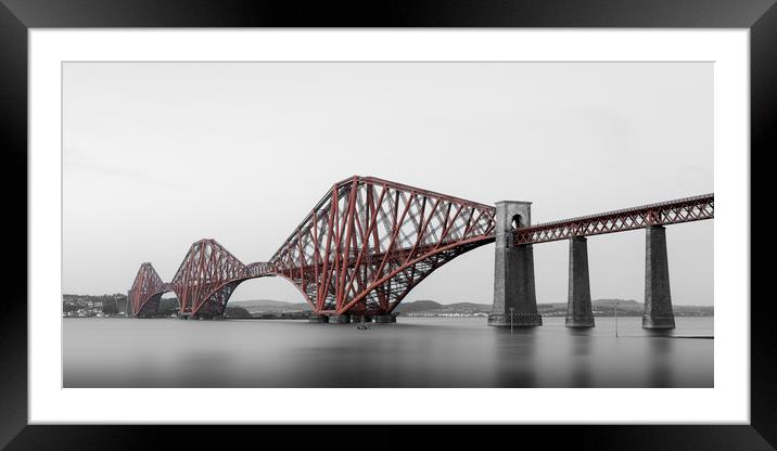 The Forth Bridge Framed Mounted Print by Anthony McGeever