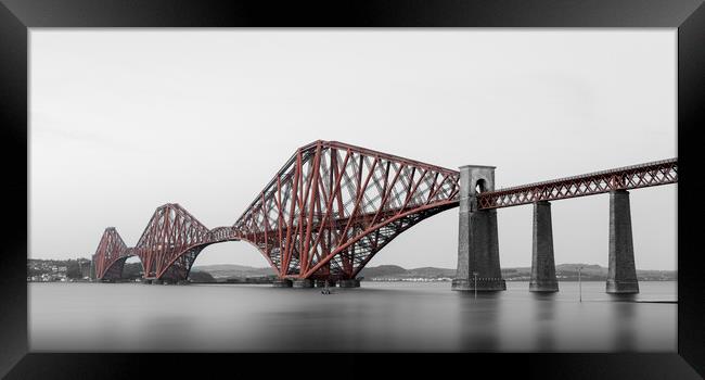 The Forth Bridge Framed Print by Anthony McGeever