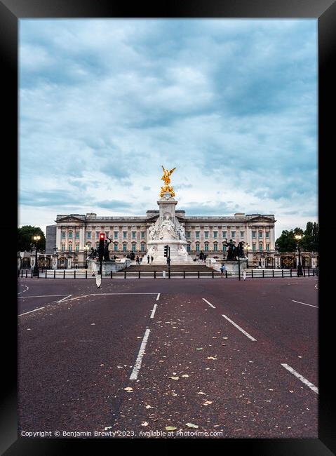 Buckingham Palace Framed Print by Benjamin Brewty