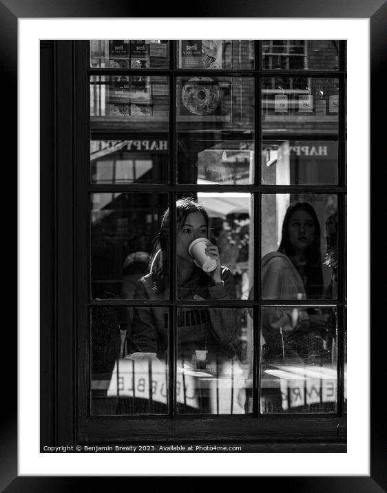 London Street Photography Framed Mounted Print by Benjamin Brewty