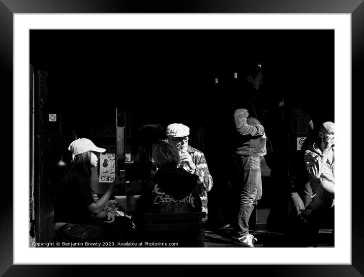 London Black & White Street Photography Framed Mounted Print by Benjamin Brewty