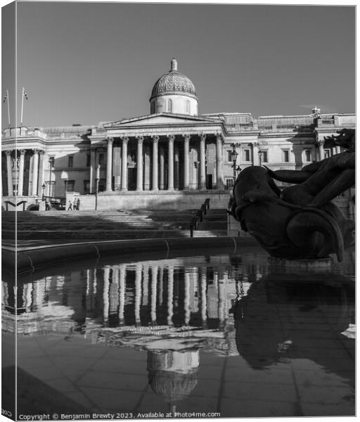 The National Gallery Canvas Print by Benjamin Brewty