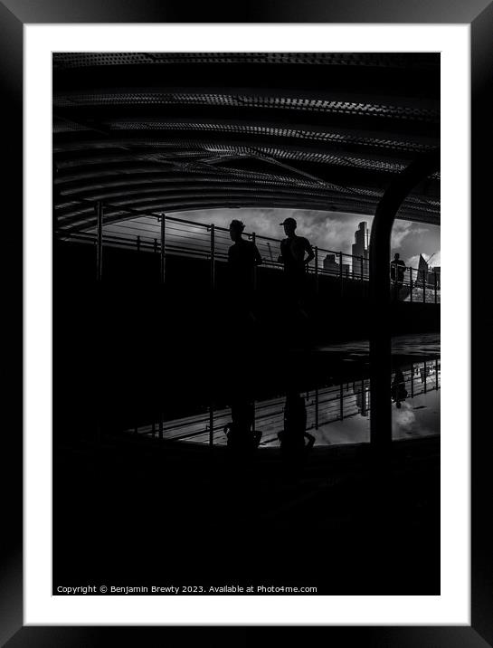 Black & White Street Photography Framed Mounted Print by Benjamin Brewty