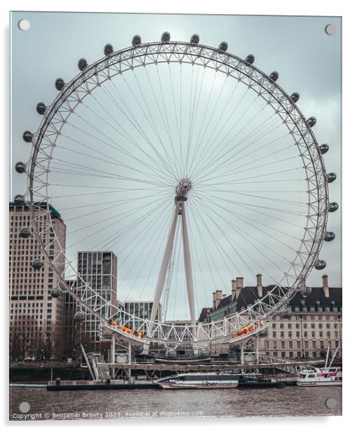 London Eye Acrylic by Benjamin Brewty