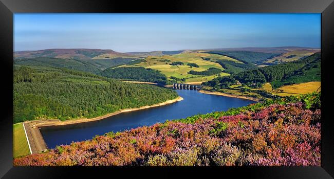 Ladybower Panorama Framed Print by Darren Galpin