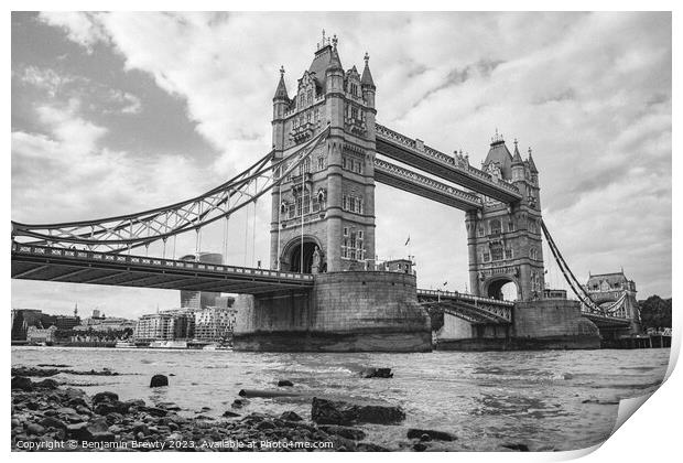 Tower Bridge Print by Benjamin Brewty
