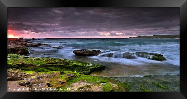 Unsurpassed Motion Framed Print by Mark Lucey