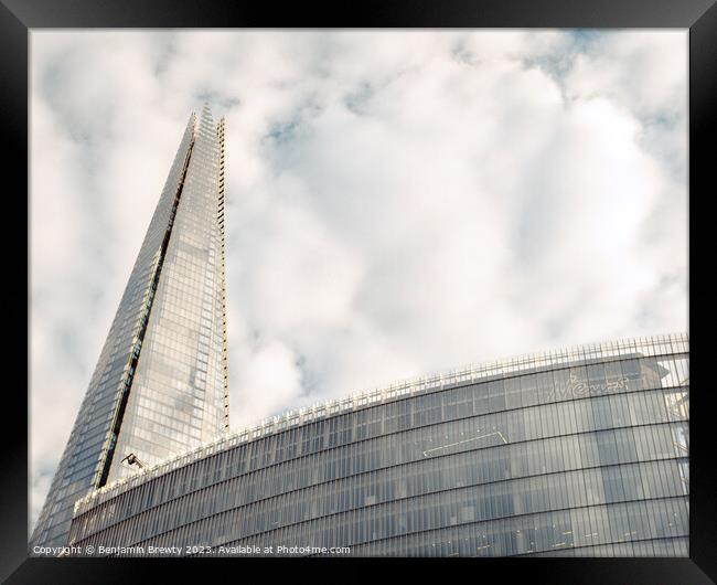 The Shard Framed Print by Benjamin Brewty