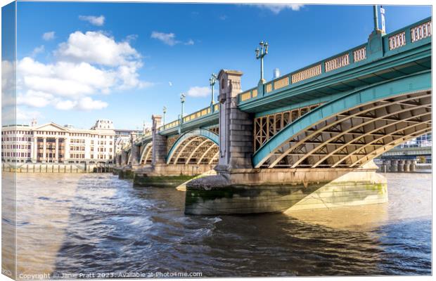 Bridge Canvas Print by Janie Pratt