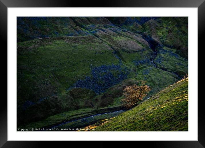 Outdoor stonerock Framed Mounted Print by Gail Johnson