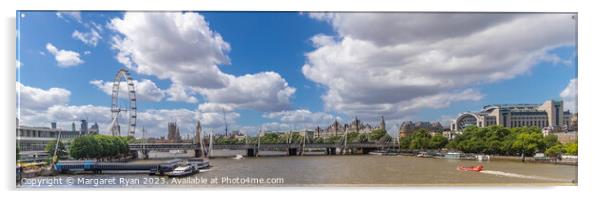 London Skyline 3 Acrylic by Margaret Ryan