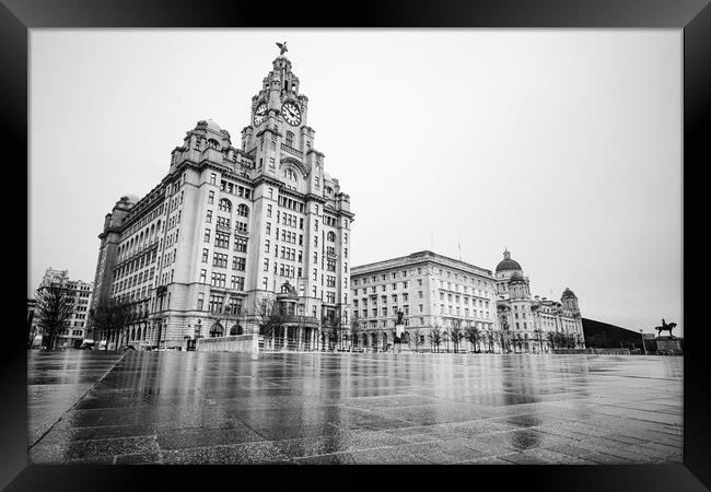 Reflections of the Three Graces Framed Print by Jason Wells