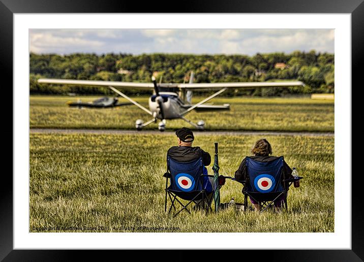 Plane Spotters Framed Mounted Print by Matthew Bates