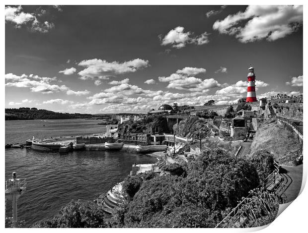 Plymouth Hoe and Waterfront  Print by Darren Galpin