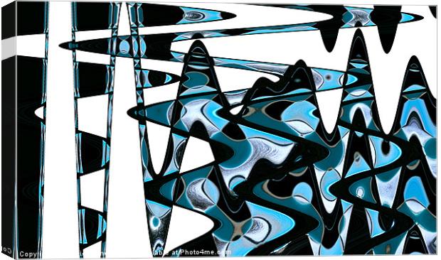 Wave Abstract II Canvas Print by Natalie Kinnear