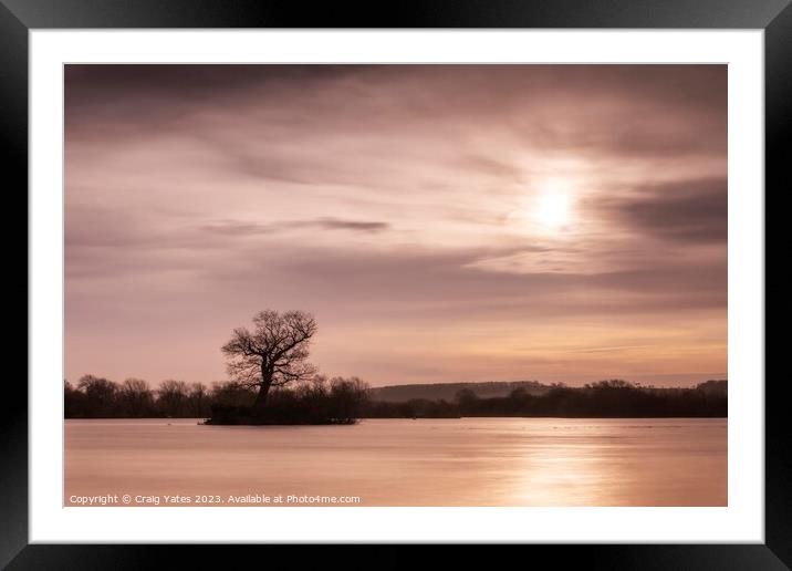 Winter Morning Light Framed Mounted Print by Craig Yates
