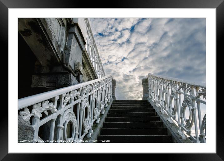 Building stair Framed Mounted Print by Joaquin Corbalan