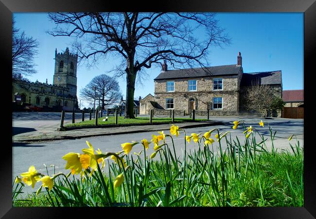 Barnburgh Doncaster  Framed Print by Alison Chambers