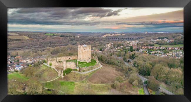 A Doncaster View Framed Print by Apollo Aerial Photography