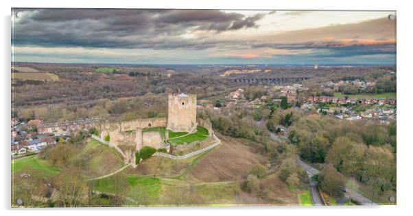 A Doncaster View Acrylic by Apollo Aerial Photography
