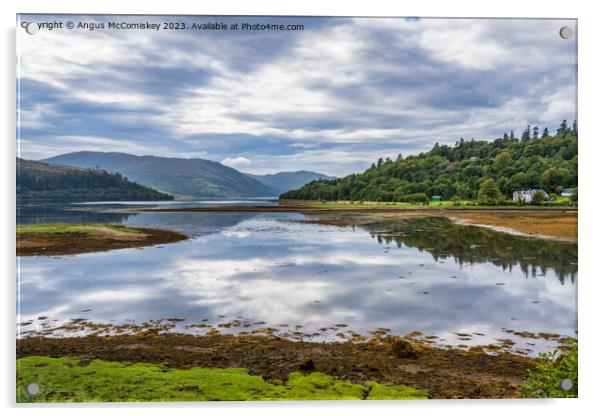 Loch Sunart on the Ardnamurchan Peninsula Acrylic by Angus McComiskey