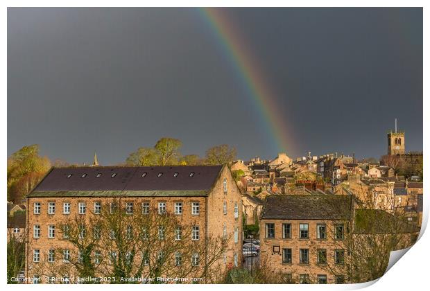 Barney Rainbow Print by Richard Laidler