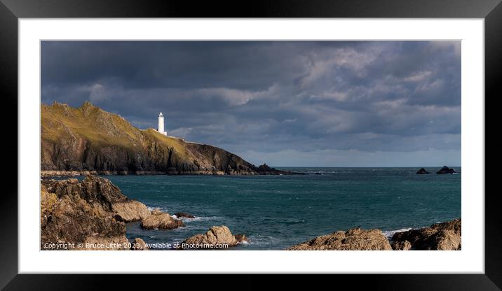 Start Point Lighthouse Panorama Framed Mounted Print by Bruce Little